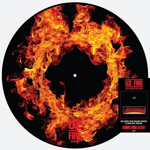 Fire picture disc 40th - fire,
